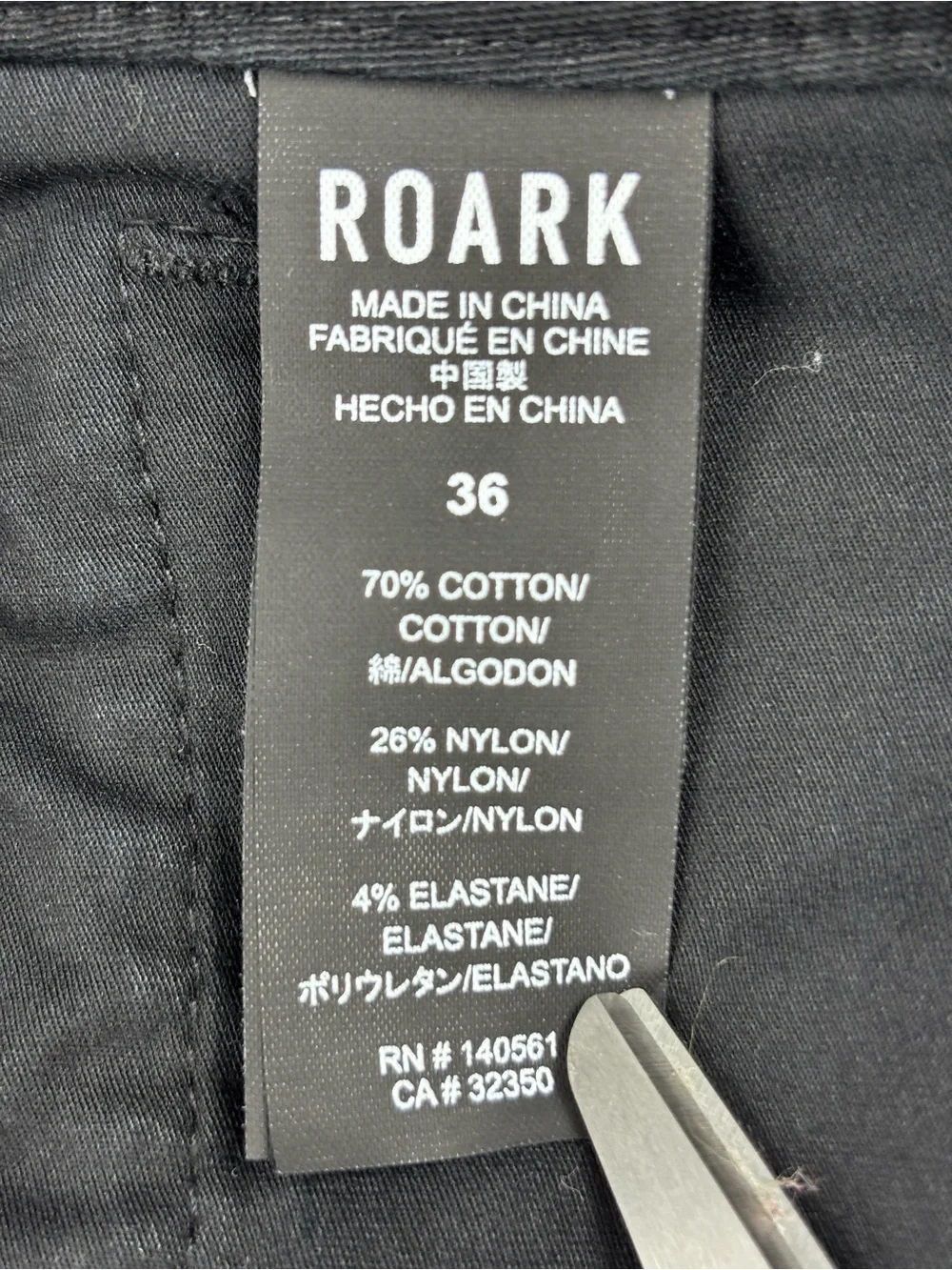 Roark | Layover 2.0 Shorts | Black | Size 36 | Excellent Condition!!